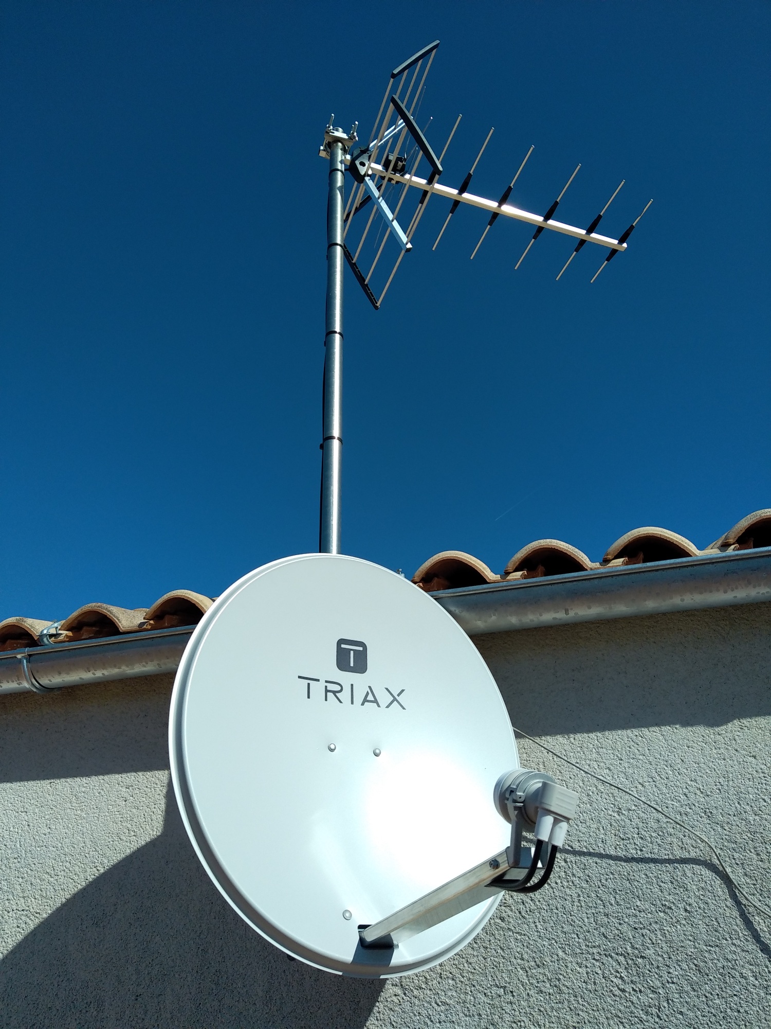 Installation antenne et parabole